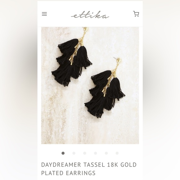 ettika Jewelry - COPY - Ettika tassel earring